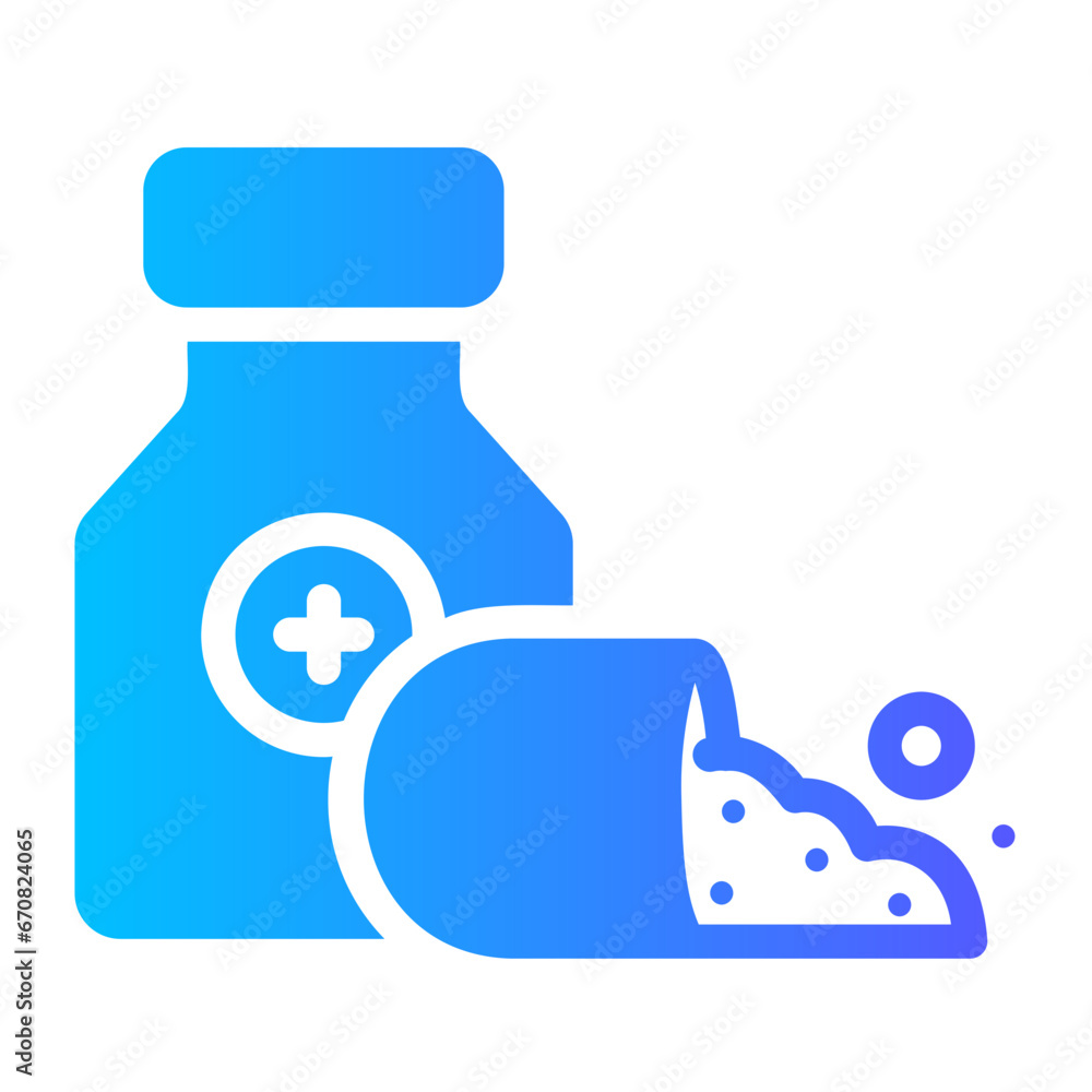 Obraz premium medicine Gradient icon