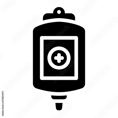 blood bag Solid icon