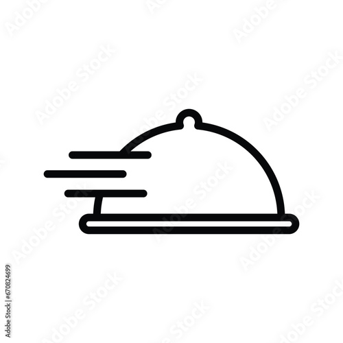 Food Tray Icon Vector Design Template