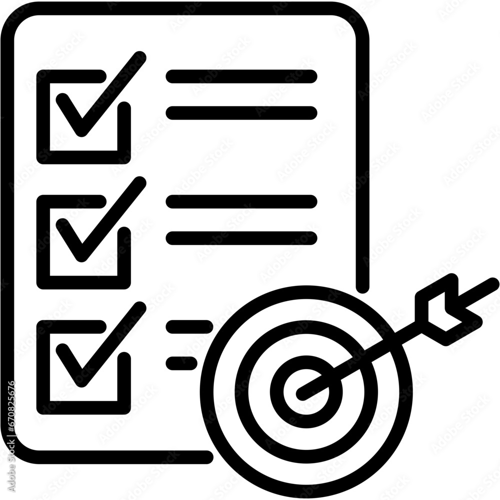 Achievment Strategy Icon Achievment Strategy Icon