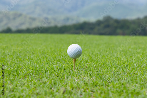 新緑が綺麗なゴルフ場