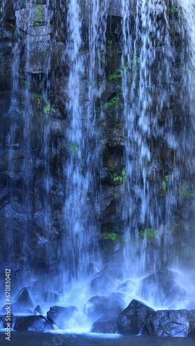 Wallpaper Mural vertical video of waterfall in the forest Torontodigital.ca