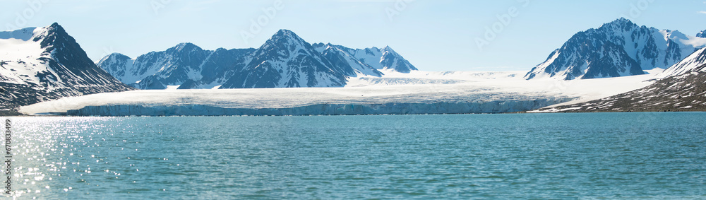 Svalbard Island and Glacier