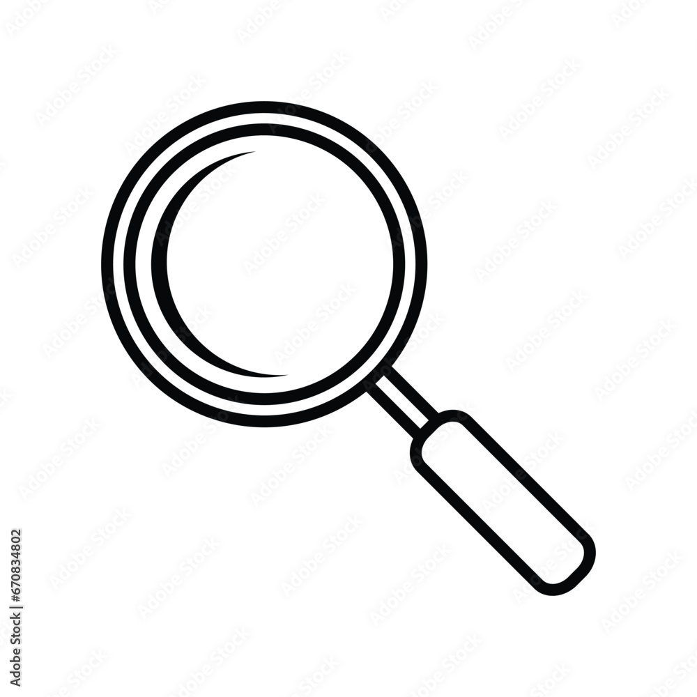 Magnifying Glass Icon vector Design Template Magnifying Glass Icon vector Design Template