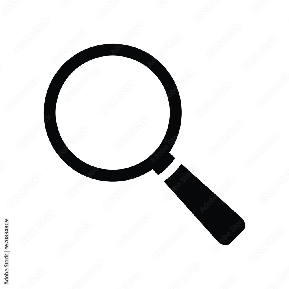 Magnifying Glass Icon vector Design Template Magnifying Glass Icon vector Design Template