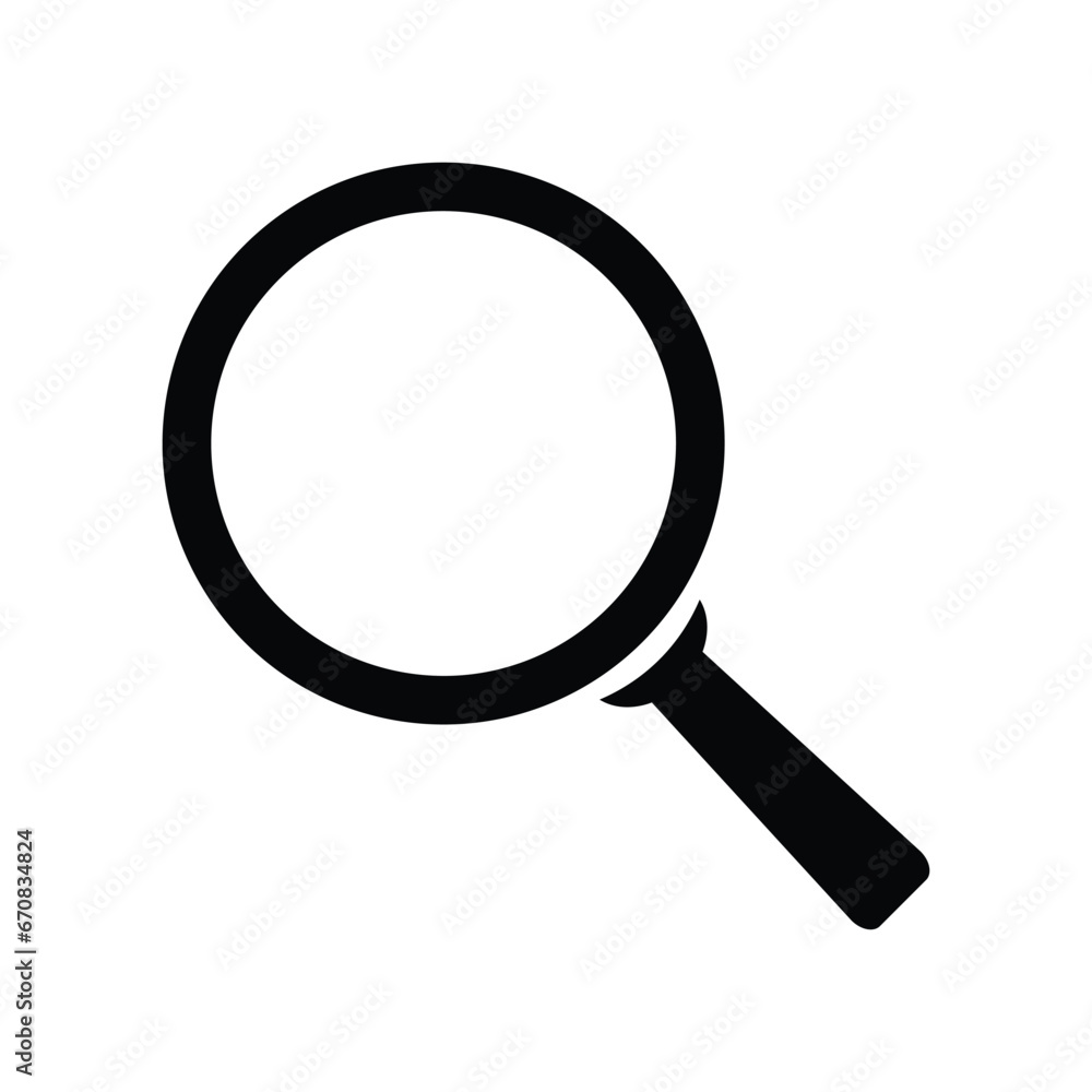 Magnifying Glass Icon vector Design Template Magnifying Glass Icon vector Design Template