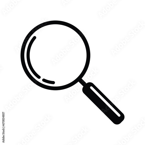 Magnifying Glass Icon vector Design Template