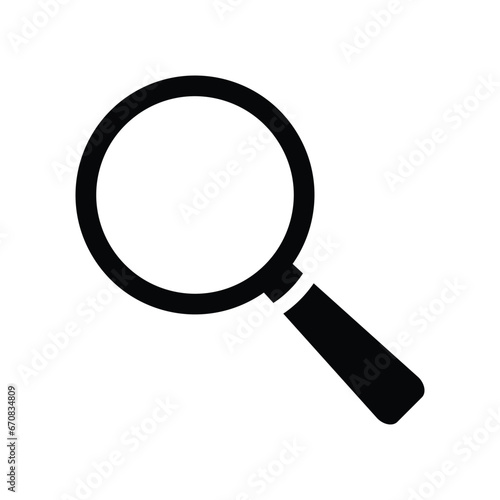 Magnifying Glass Icon vector Design Template