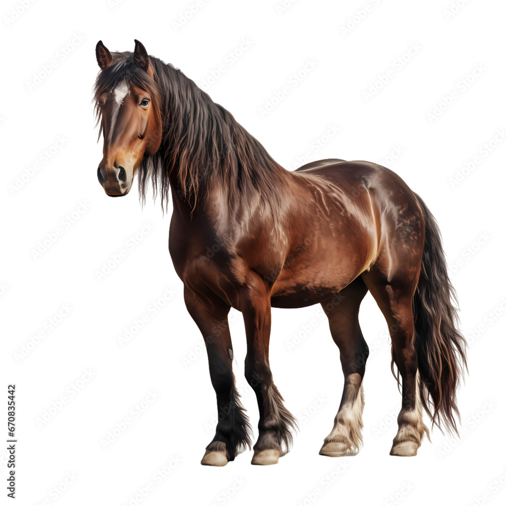 Horse on transparent background Horse on transparent background
