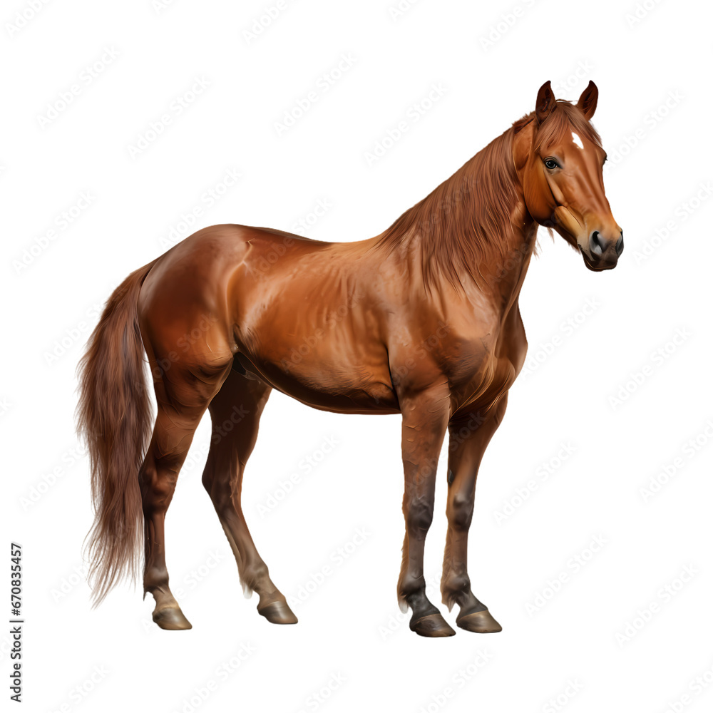 Horse on transparent background Horse on transparent background
