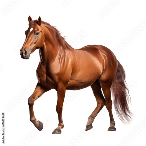 Horse on transparent background