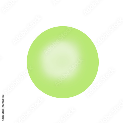 green ball