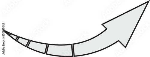 矢印＿アウトラインあり　白塗り
