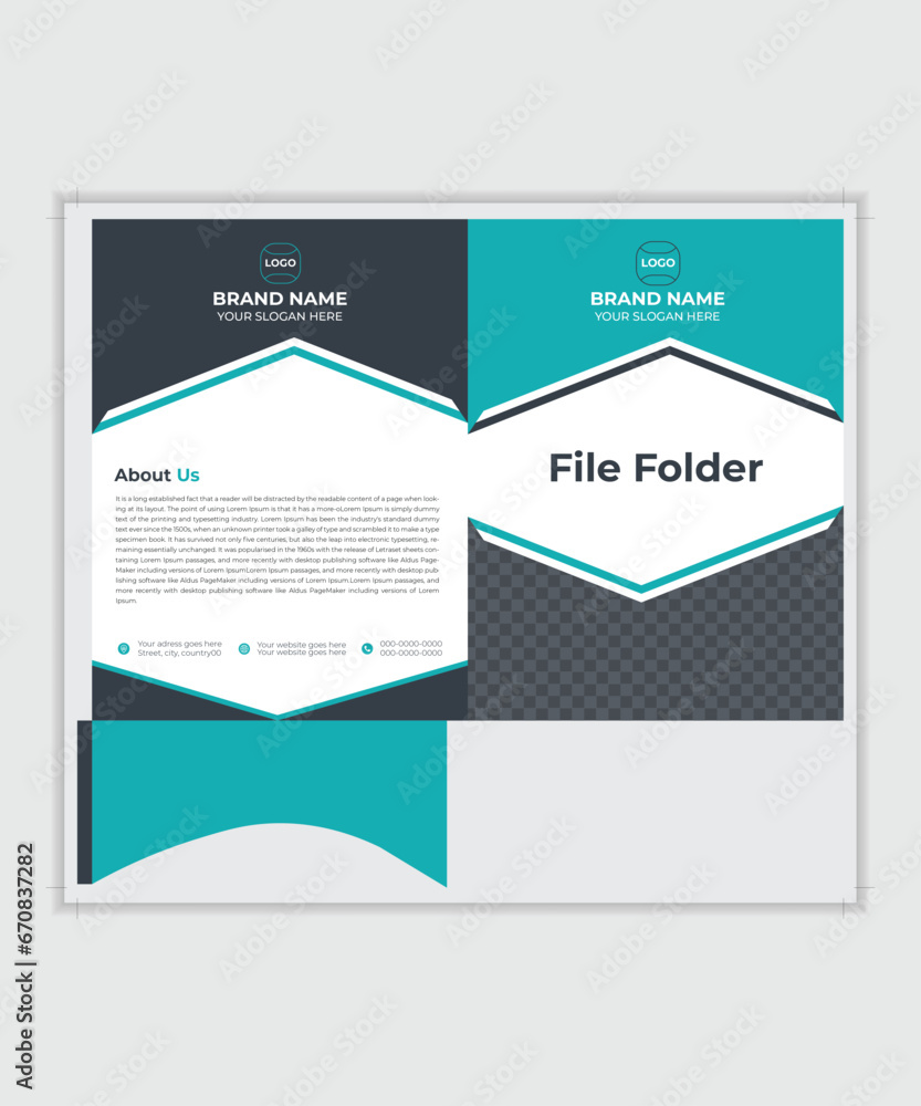 Modern and futuristic vector illustration file folder design template. Creative clean fresh and elegant formal file folder design with latest shape. Modern and futuristic vector illustration file folder design template. Creative clean fresh and elegant formal file folder design with latest shape.