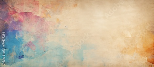 Artistic background featuring a vintage colorful paper texture © 2rogan