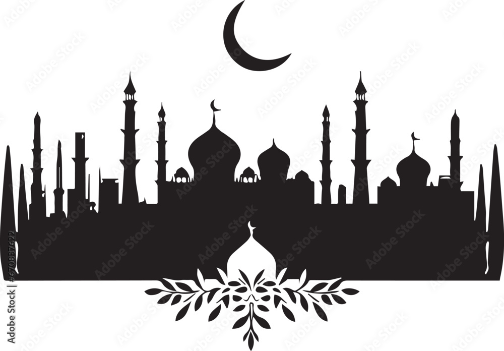 Muslim,Islam Vector Logo