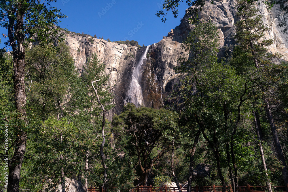 waterfall in yosemite