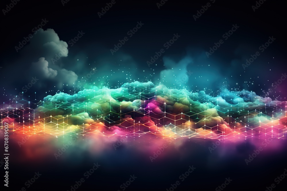 Abstract Background Technology, cloud networking, generative ai.