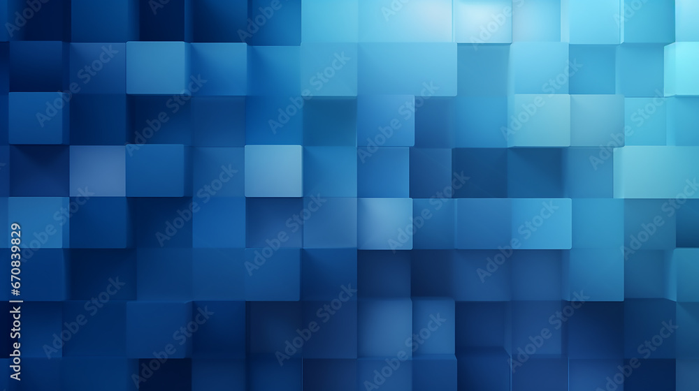 Abstract blue background with square shapes Random offset white square cube boxes block background. Abstract elegant gray and blue squares pattern background texture. 