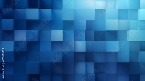 Abstract blue background with square shapes Random offset white square cube boxes block background. Abstract elegant gray and blue squares pattern background texture. 