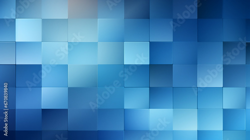 Abstract blue background with square shapes Random offset white square cube boxes block background. Abstract elegant gray and blue squares pattern background texture. 