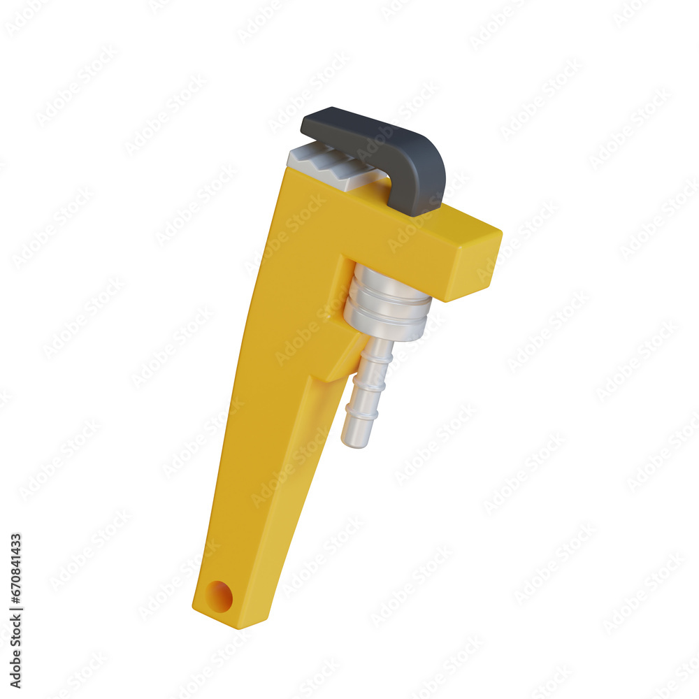 3D Model of Yellow Pipe Wrench for Plumbing Jobs. Black and Yellow Pipe Wrench 3D Model with Ergonomic.
3d illustration, 3d element, 3d rendering. 3d visualization isolated on a transparent background 3D Model of Yellow Pipe Wrench for Plumbing Jobs. Black and Yellow Pipe Wrench 3D Model with Ergonomic.
3d illustration, 3d element, 3d rendering. 3d visualization isolated on a transparent background