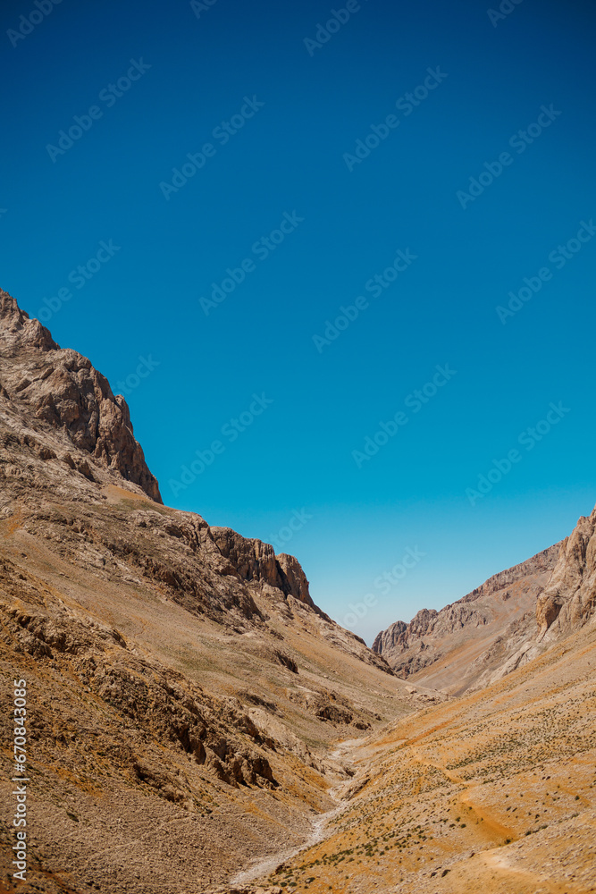 Beautiful mountain landscape. The Anti Taurus Mountains. Aladaglar National Park. Turkey..