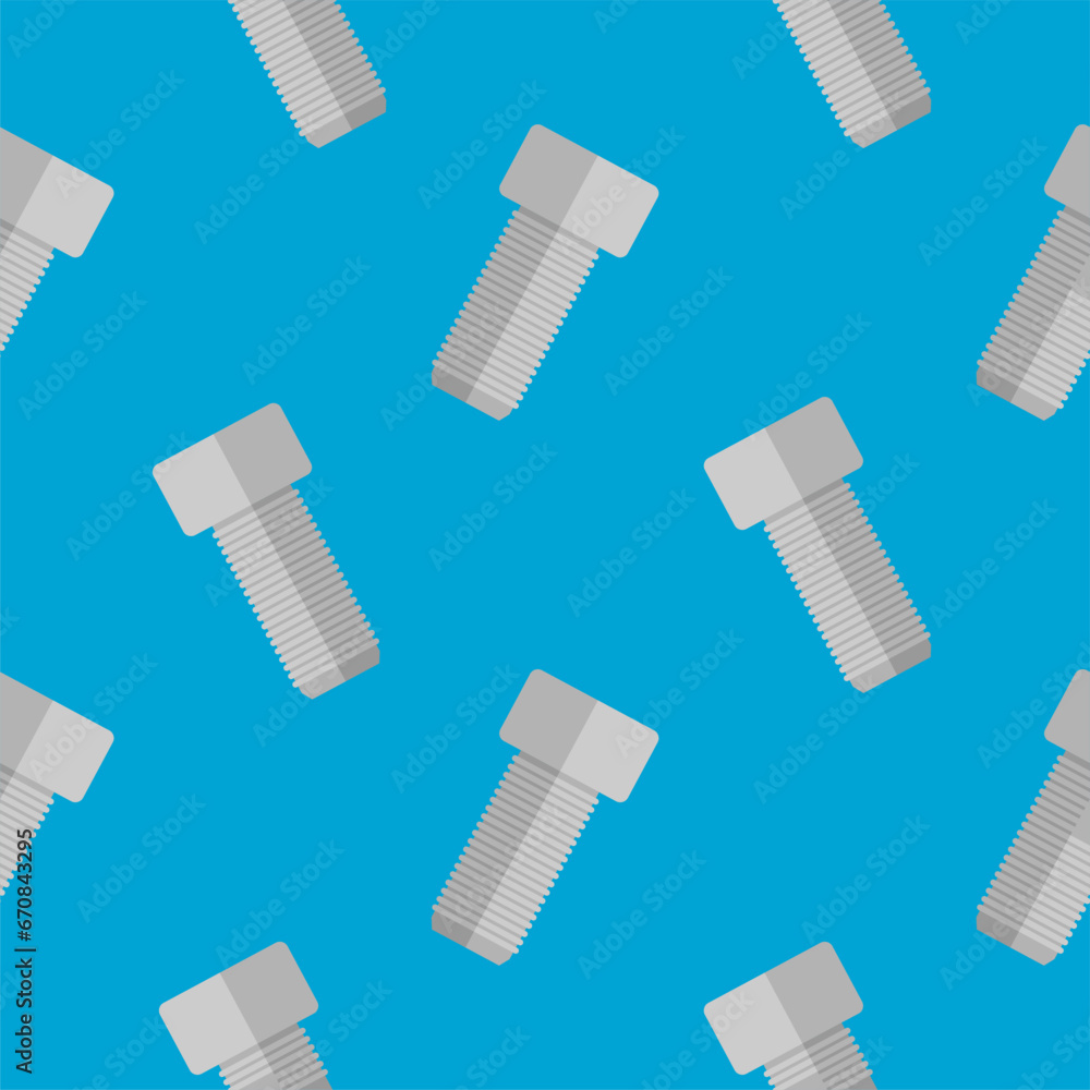 screw seamless pattern flat design vector illustration. pile screws seamless pattern screw seamless pattern flat design vector illustration. pile screws seamless pattern