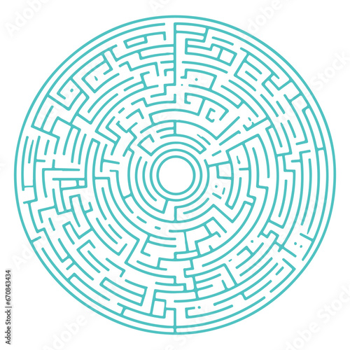 a circle maze game for kids, the challenging riddle game, the labyrinth for learning