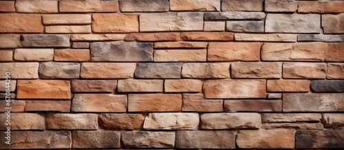 Background design featuring a brick wall