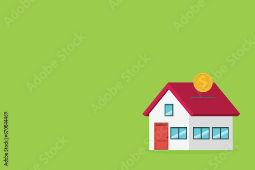 Investment. Investing money in real estate property.	