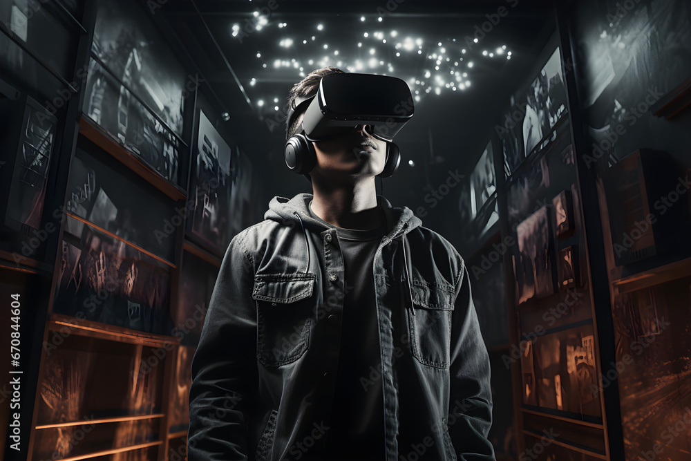 Obraz premium virtual reality presentation