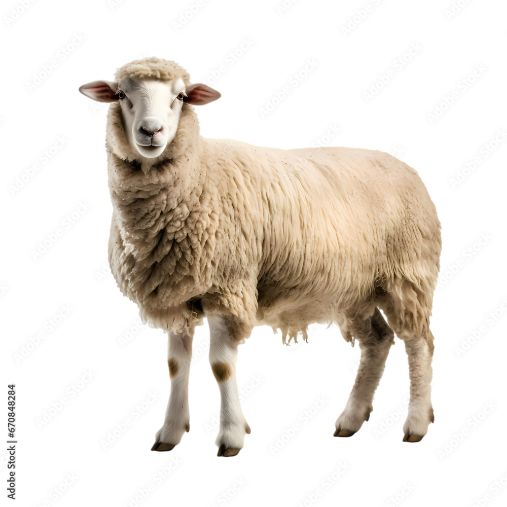 Sheep on transparent background Sheep on transparent background
