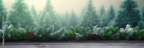 Christmas themed banner background