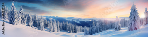 Winter landscape in the mountain © AhmadSoleh