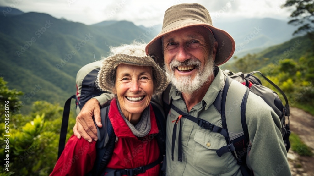 Senior Couple's Hiking Journeys