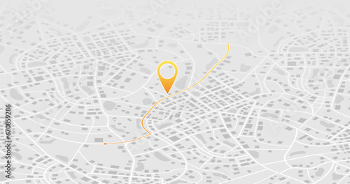 Abstract isometric location tracks dashboard. Track navigation pins on street maps, navigate mapping, locate position pin. Futuristic travel map or location navigator vector. Gps tracking map.