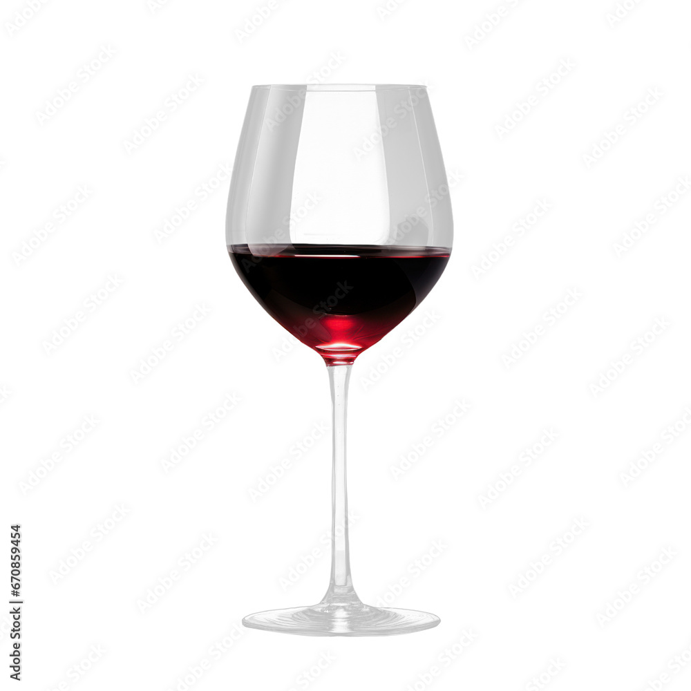 Wine glass on the transparent background Wine glass on the transparent background