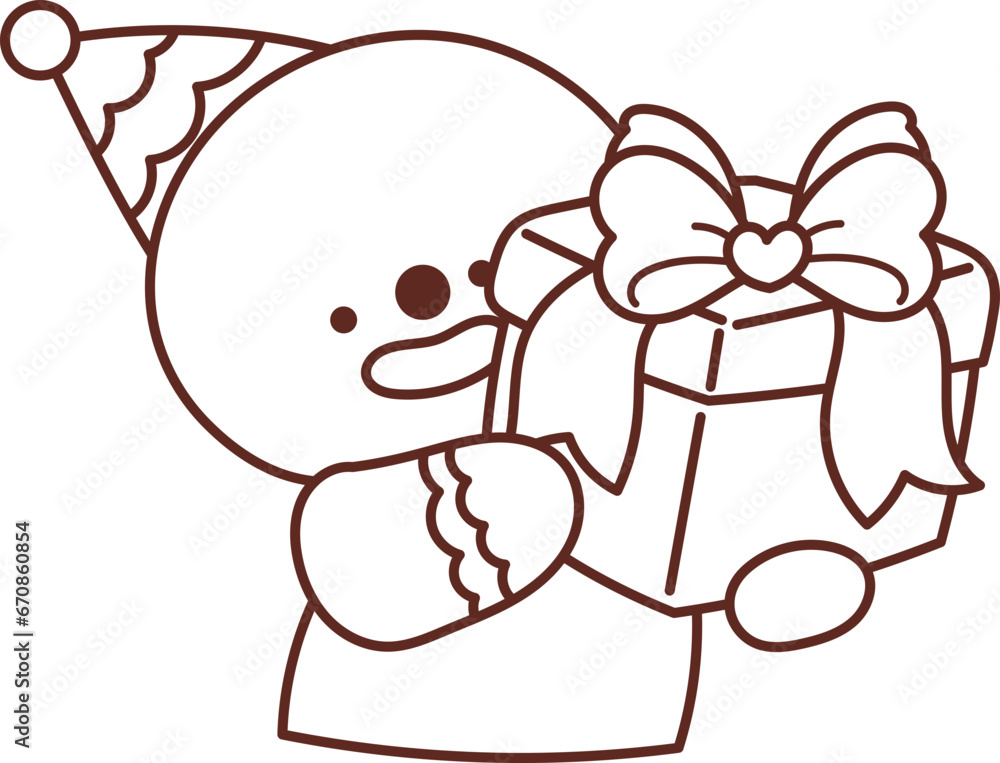 Collection of Christmas cartoons isolated on a white background. Little Santa with gifts and holiday decorations; cute card. Super cute cartoon character, illustration, hand drawn, vector Collection of Christmas cartoons isolated on a white background. Little Santa with gifts and holiday decorations; cute card. Super cute cartoon character, illustration, hand drawn, vector