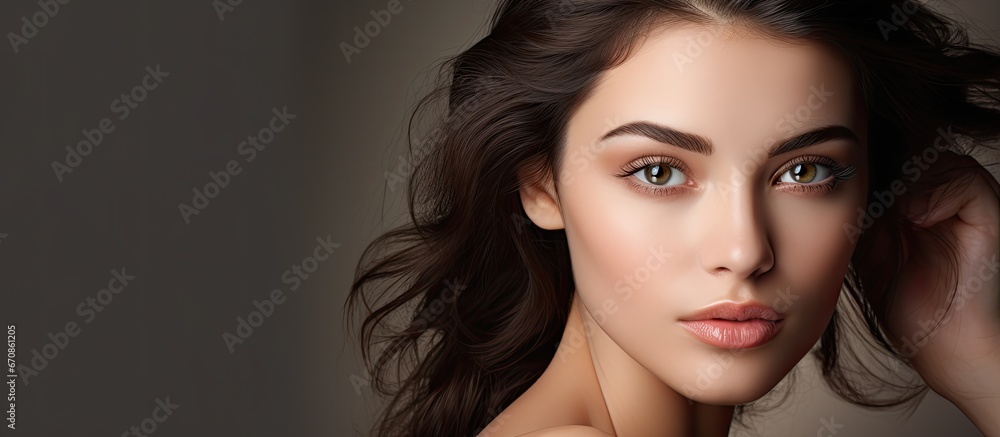 Gorgeous girl with flawless complexion Gorgeous girl with flawless complexion