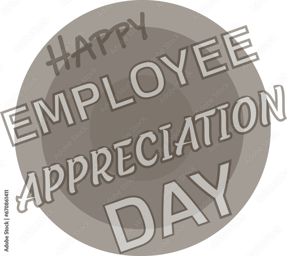 Happy Employee Appreciation Day, Employee of the month, Vector design PNG Happy Employee Appreciation Day, Employee of the month, Vector design PNG