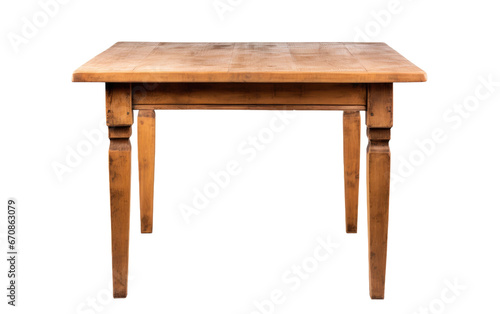 Rustic Wooden Table Design Transparent PNG