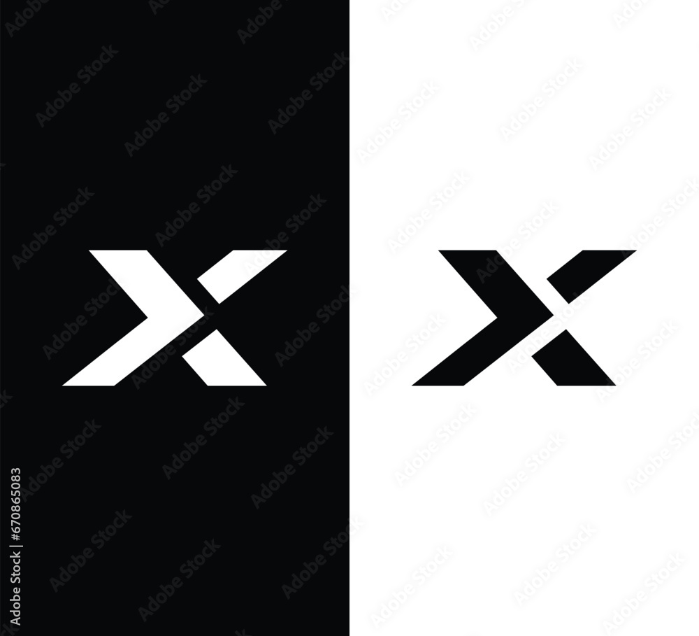 Letter X Logo Design Vector. Usable for Business Logo. Initial Design Letter X Logo Design Vector. Usable for Business Logo. Initial Design