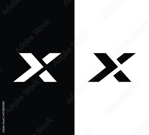Letter X Logo Design Vector. Usable for Business Logo. Initial Design