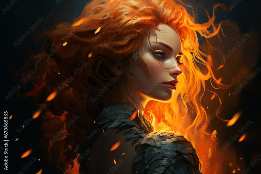 Ember's Embrace: Dance of the Flame Maiden. Generative AI Ember's Embrace: Dance of the Flame Maiden. Generative AI