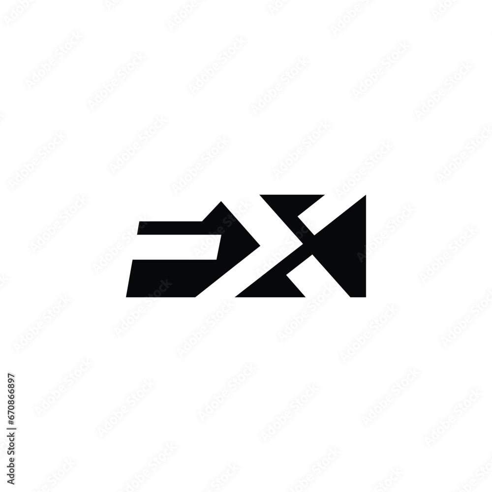 Monogram FX Letter Logo Design. Usable for Business Logo. Vector Logo Monogram FX Letter Logo Design. Usable for Business Logo. Vector Logo
