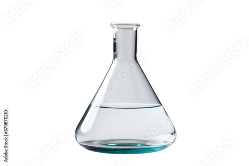 erlenmeyer flask isolated on transparent background, Generative Ai