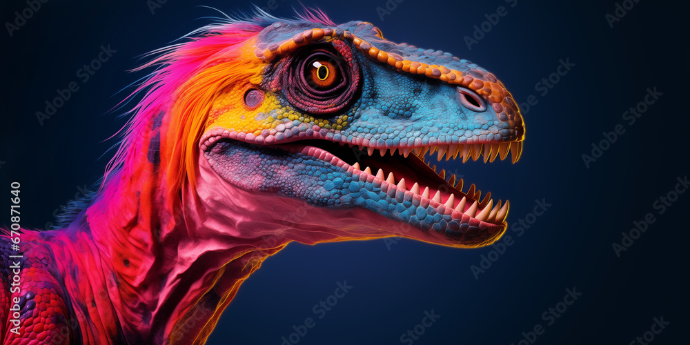 Bright and colorful animal poster. Bright and colorful animal poster.