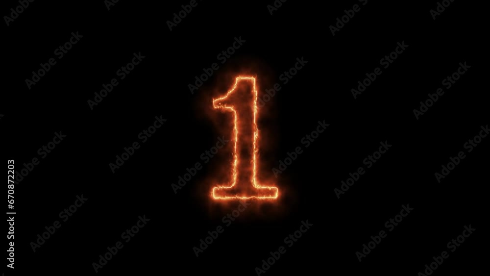 number on fire loop animation. frame video 4K shiny number, fire number Burning Effect, Count Number. number on fire loop animation. frame video 4K shiny number, fire number Burning Effect, Count Number.