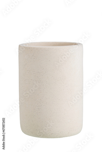 vase ceramic, isolated on a white background 